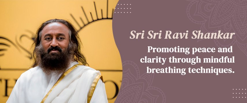 Section banner: Sri Sri Ravi Shankar on breathing for emotional balance
